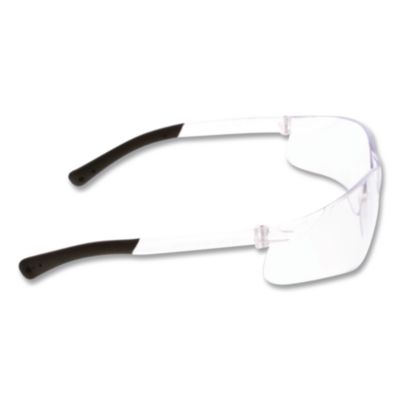 MCR Safety Bearkat Safety Glasses, Frost Frame, Clear Lens (CRWBK110AF) CRWBK110AF