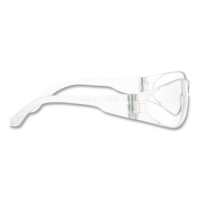 MCR Safety Checklite Safety Glasses, Clear Frame, Anti-Fog Lens (CRWCL110AF) CRWCL110AF