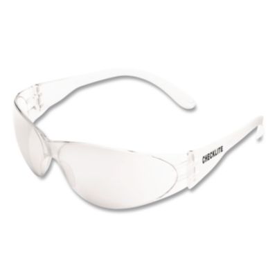 MCR Safety Checklite Scratch-Resistant Safety Glasses, Clear Lens, 12/box (CRWCL110BX) CRWCL110BX