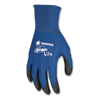 MCR Safety Ultra Tech TaCartonile Dexterity Work Gloves, Blue/Black, Medium, Dozen (CRWN9696M) CRWN9696M
