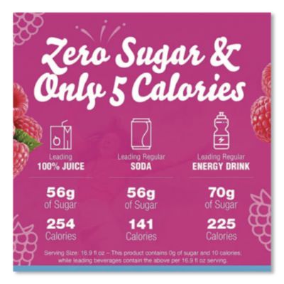 Crystal Light Flavored Drink Mix, Raspberry Ice, 30 .08oz Packets/box (CRY79800) CRY79800