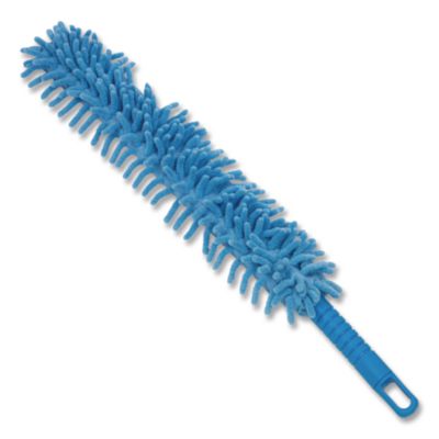 Gritt Commercial Flexible Wand Duster with Microfiber and Chenille Sleeve
