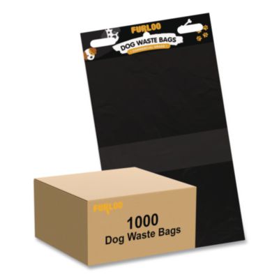 Furloo Pet Waste Station Header Heavy-Duty Leak-Resistant Dog Waste Refill Bags