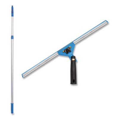 Gritt Commercial Pro Window Washing Kit with Swivel Squeegee and 6 ft Telescopic Pole