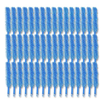Gritt Commercial Flexible Wand Duster with Microfiber and Chenille Sleeve