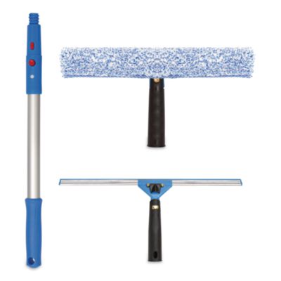 Gritt Commercial Pro Window Washing Kit with Squeegee, Washer and 20" Pole