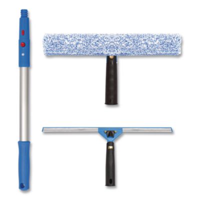 Gritt Commercial Pro Window Washing Kit with Squeegee, Washer and 20" Pole