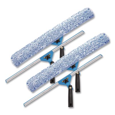 Gritt Commercial Swivel Window Washing Kit with Squeegee and Washer