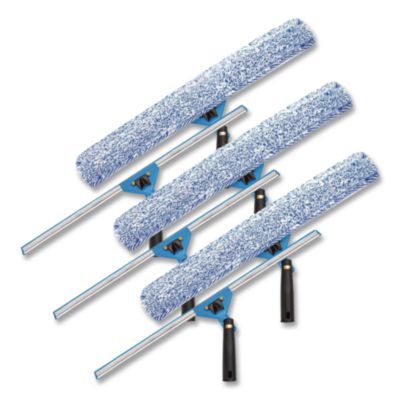 Gritt Commercial Swivel Window Washing Kit with Squeegee and Washer