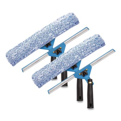 Gritt Commercial Swivel Window Washing Kit with Squeegee and Washer