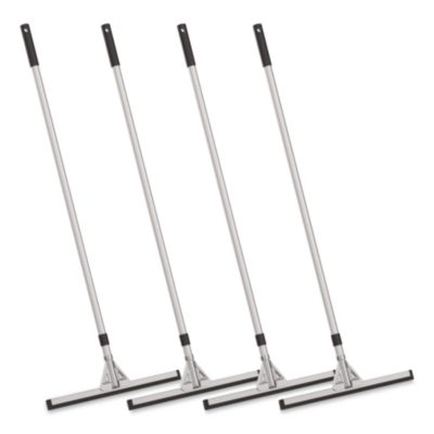 Gritt Commercial Double Neoprene Foam Floor Squeegee with 72" Aluminum Telescopic Handle