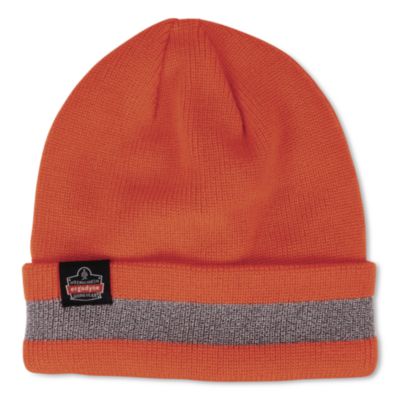 ergodyne® N-Ferno 6803ZI Reflective Rib Knit Winter Hat (Bump Cap Included)