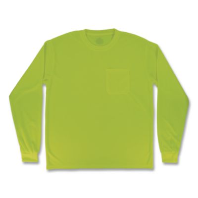 ergodyne® GloWear 8093 Non-Certified Essential Hi-Vis Long Sleeve T-Shirt