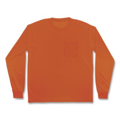 ergodyne® GloWear 8093 Non-Certified Essential Hi-Vis Long Sleeve T-Shirt