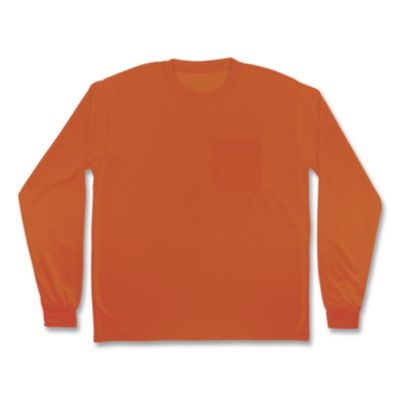 ergodyne® GloWear 8093 Non-Certified Essential Hi-Vis Long Sleeve T-Shirt