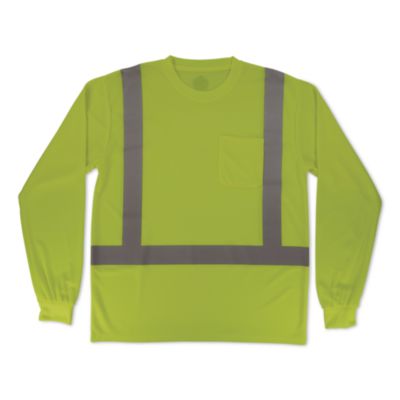 ergodyne® GloWear 8284 Class 2 Essential Hi-Vis Long Sleeve T-Shirt