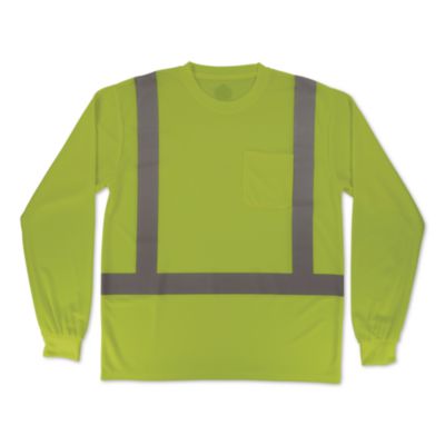 ergodyne® GloWear 8284 Class 2 Essential Hi-Vis Long Sleeve T-Shirt