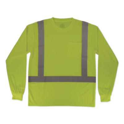 ergodyne® GloWear 8284 Class 2 Essential Hi-Vis Long Sleeve T-Shirt