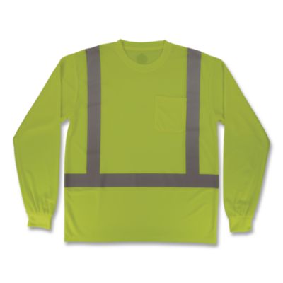 ergodyne® GloWear 8284 Class 2 Essential Hi-Vis Long Sleeve T-Shirt