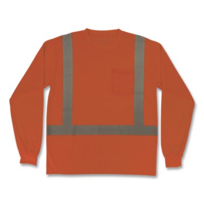 ergodyne® GloWear 8284 Class 2 Essential Hi-Vis Long Sleeve T-Shirt