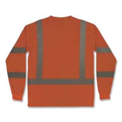 ergodyne® GloWear 8368 Class 3 Essential Hi-Vis Long Sleeve T-Shirt