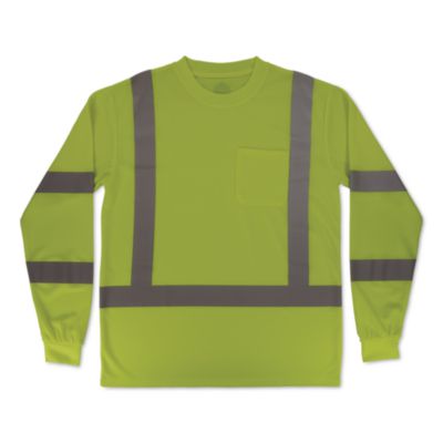 ergodyne® GloWear 8368 Class 3 Essential Hi-Vis Long Sleeve T-Shirt