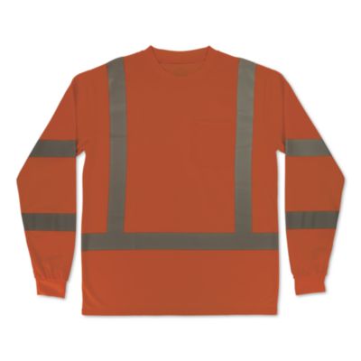 ergodyne® GloWear 8368 Class 3 Essential Hi-Vis Long Sleeve T-Shirt