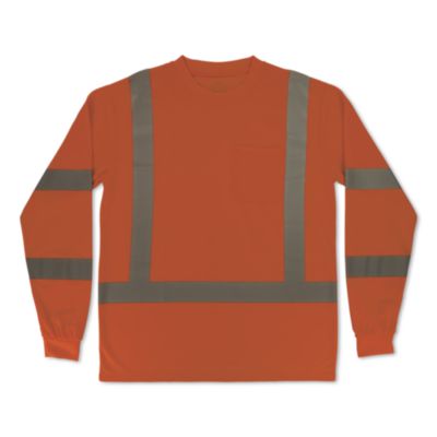 ergodyne® GloWear 8368 Class 3 Essential Hi-Vis Long Sleeve T-Shirt