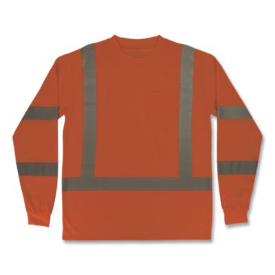 ergodyne® GloWear 8368 Class 3 Essential Hi-Vis Long Sleeve T-Shirt