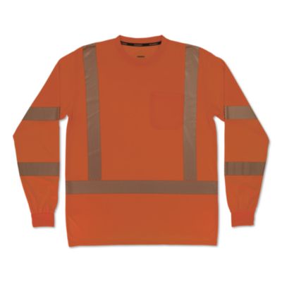 ergodyne® GloWear 8370 Class 3 Performance Hi-Vis Long Sleeve T-Shirt