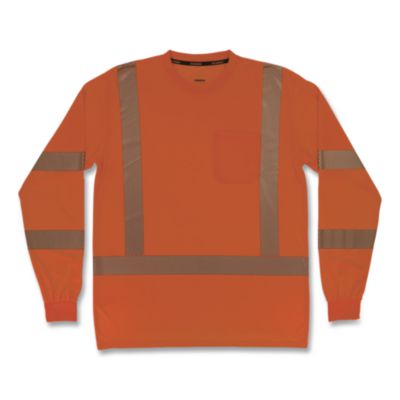 ergodyne® GloWear 8370 Class 3 Performance Hi-Vis Long Sleeve T-Shirt