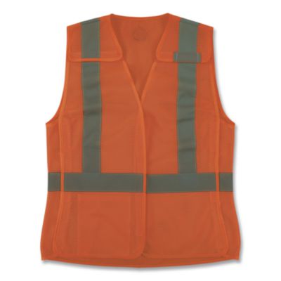 ergodyne® GloWear 8215BAW-S Class 2 Women's Hi-Vis Breakaway Vest with Hook-and-Loop