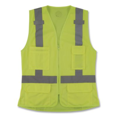 ergodyne® GloWear 8247ZW-S Class 2 Women's Hi-Vis Surveyor Vest with Zipper