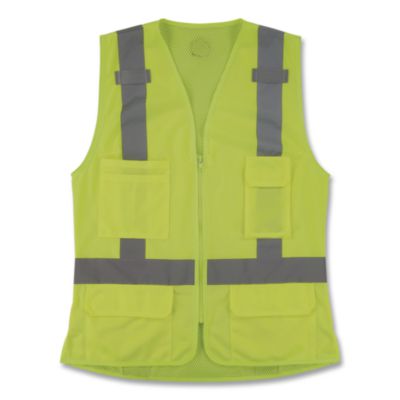 ergodyne® GloWear 8247ZW-S Class 2 Women's Hi-Vis Surveyor Vest with Zipper