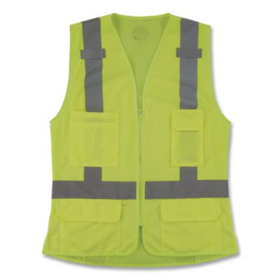 ergodyne® GloWear 8247ZW-S Class 2 Women's Hi-Vis Surveyor Vest with Zipper