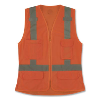 ergodyne® GloWear 8247ZW-S Class 2 Women's Hi-Vis Surveyor Vest with Zipper