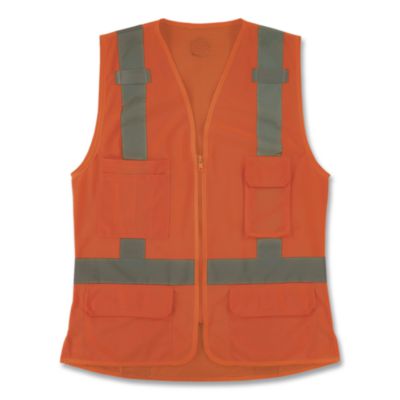 ergodyne® GloWear 8247ZW-S Class 2 Women's Hi-Vis Surveyor Vest with Zipper