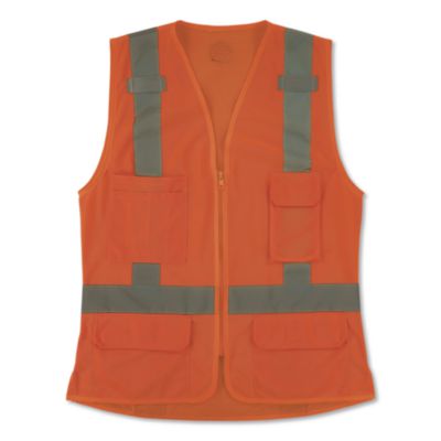 ergodyne® GloWear 8247ZW-S Class 2 Women's Hi-Vis Surveyor Vest with Zipper