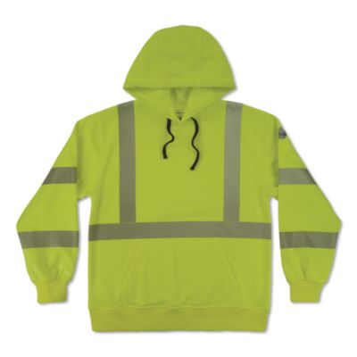 ergodyne® GloWear 8304W Class 3 Women's Performance Hi-Vis Hooded Sweatshirt