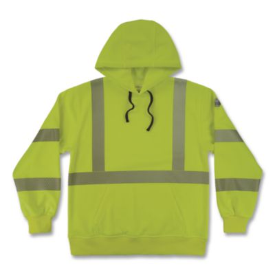 ergodyne® GloWear 8304W Class 3 Women's Performance Hi-Vis Hooded Sweatshirt
