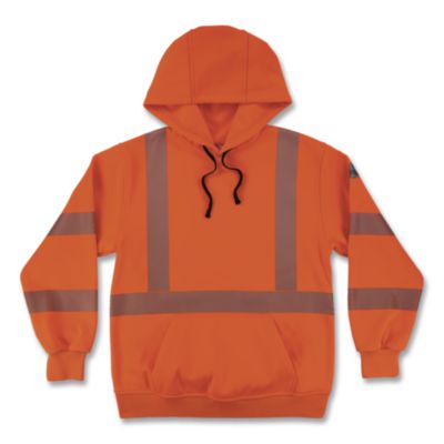 ergodyne® GloWear 8304W Class 3 Women's Performance Hi-Vis Hooded Sweatshirt