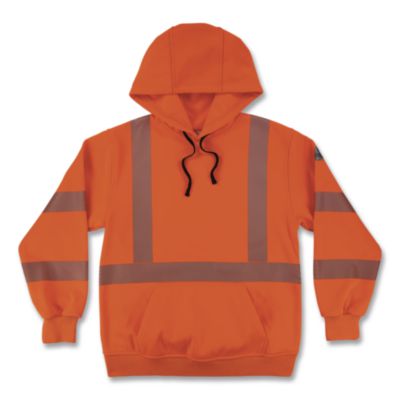 ergodyne® GloWear 8304W Class 3 Women's Performance Hi-Vis Hooded Sweatshirt
