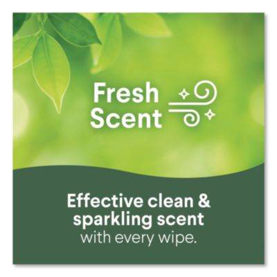 Clorox Disinfecting Wipes, 1-Ply, 7 x 8, Fresh Scent, White, 35/Canister, 12 Canisters/Carton (CLO01593CT) CLO01593CT