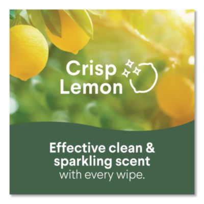 Clorox Disinfecting Wipes, 1-Ply, 7 x 8, Fresh Scent/Citrus Blend, White, 35/Canister, 3 Canisters/Pack (CLO30112) CLO30112