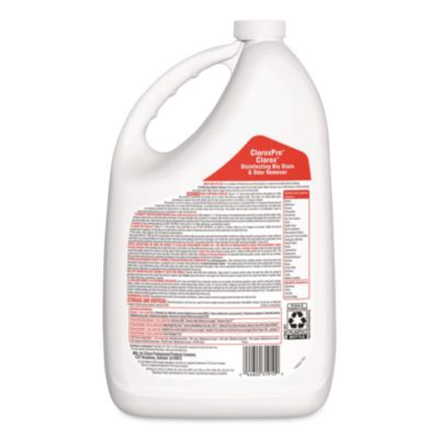 Clorox Disinfecting Bio Stain And Odor Remover, Fragranced, 128 Oz Refill Bottle (CLO31910EA) CLO31910EA