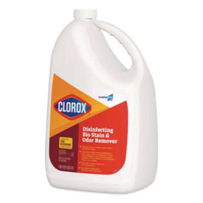 Clorox Disinfecting Bio Stain And Odor Remover, Fragranced, 128 Oz Refill Bottle (CLO31910EA) CLO31910EA