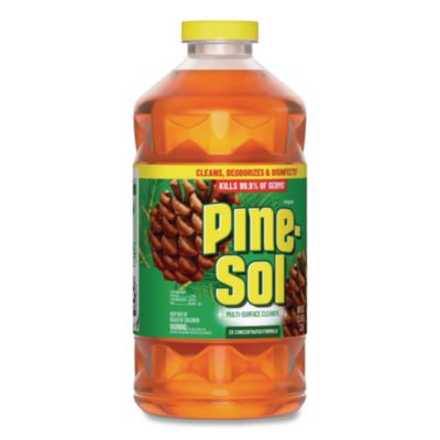 Pine-Sol Multi-Surface Cleaner Disinfectant Concentrated, Pine Scent, 80 oz Bottle, 6/Carton (CLO60160CT) CLO60160CT