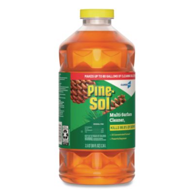 Pine-Sol CloroxPro Multi-Surface Cleaner Disinfectant Concentrated, Original Pine Scent, 80 oz Bottle, 3/Carton (CLO60606CT) CLO60606CT