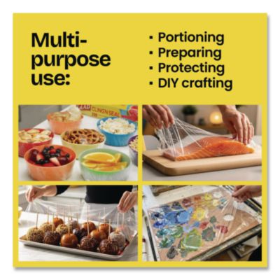 Glad Cling%27N Seal Plastic Food Wrap, 2 x 12.52, 16/Carton (CLO60684) CLO60684