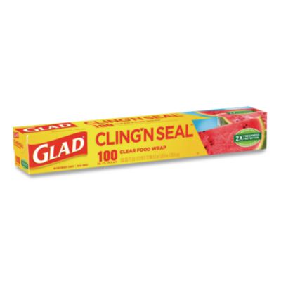Glad Cling%27N Seal Plastic Food Wrap, 2 x 12.52, 16/Carton (CLO60684) CLO60684